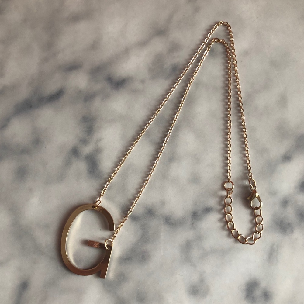 “G” Initial Pendant